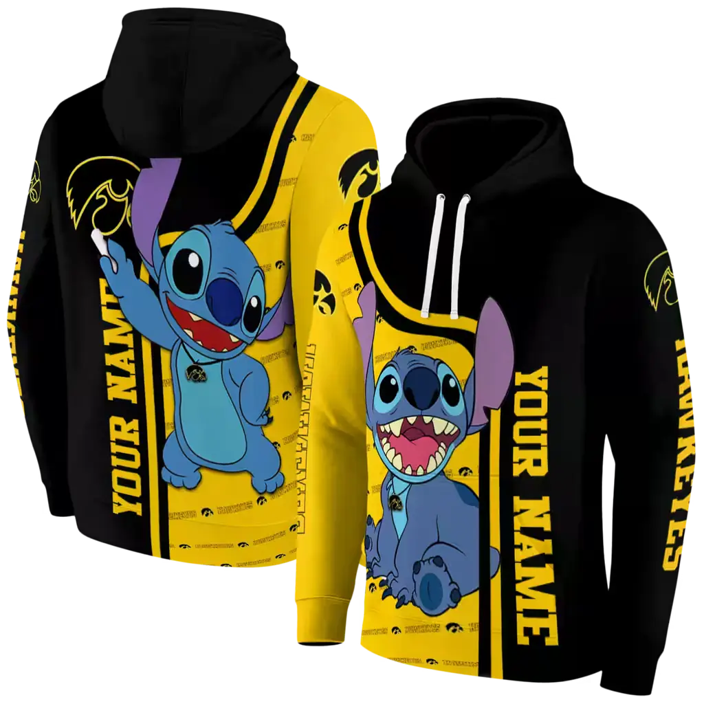 customized iowa hawkeyes stitch black hoodie fashion forward customized iowa hawkeyes stitch black hoodie fashion forward