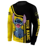 customized iowa hawkeyes stitch black hoodie best selling