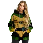 customized iowa hawkeyes superhero armor black green hoodie best selling