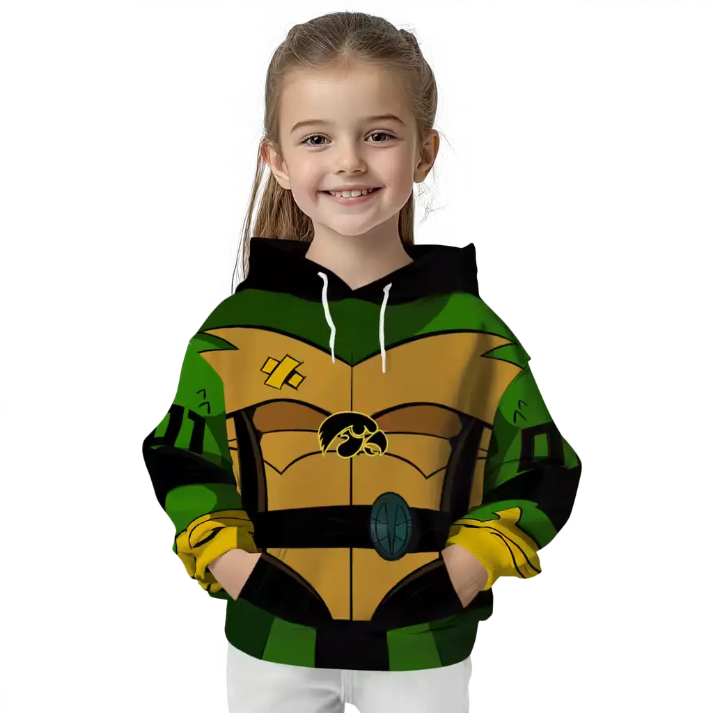 customized iowa hawkeyes superhero armor black green hoodie top rated customized iowa hawkeyes superhero armor black green hoodie top rated