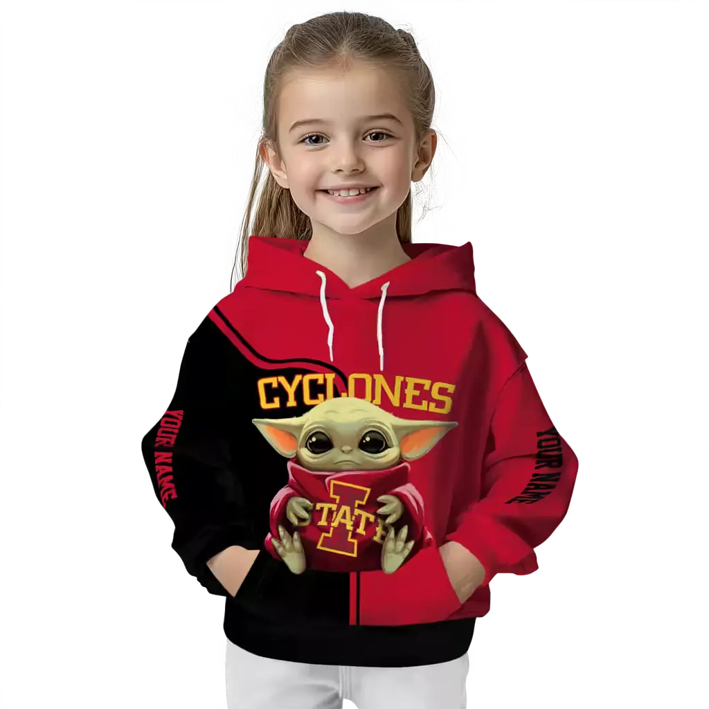 customized iowa state cyclones baby yoda red black hoodie top rated customized iowa state cyclones baby yoda red black hoodie top rated