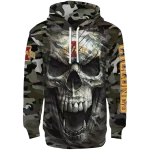 customized iowa state cyclones camo skull hoodie best selling