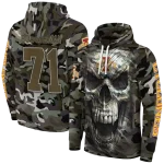customized iowa state cyclones camo skull hoodie best selling
