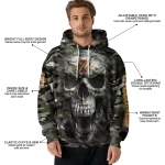 customized iowa state cyclones camo skull hoodie best selling