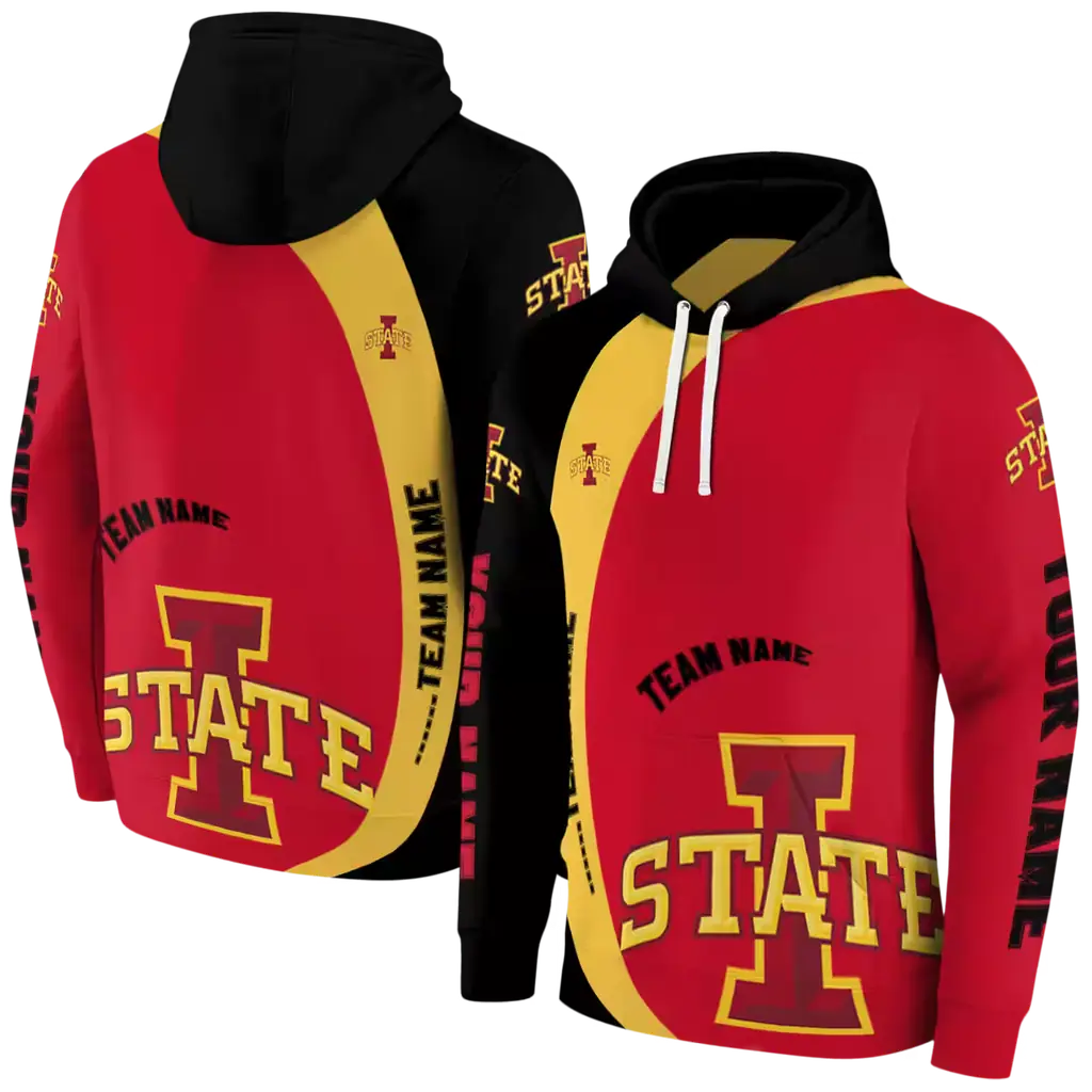 customized iowa state cyclones minimalist design red black hoodie fashion forward customized iowa state cyclones minimalist design red black hoodie fashion forward