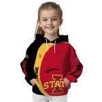 customized iowa state cyclones minimalist design red black hoodie best selling