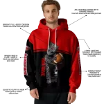 customized jacksonville state gamecocks baby groot red black hoodie best selling