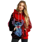 customized jacksonville state gamecocks stitch red hoodie best selling