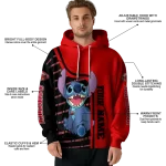 customized jacksonville state gamecocks stitch red hoodie best selling