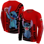 customized jacksonville state gamecocks stitch red hoodie best selling