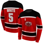 customized jacksonville state gamecocks striped pattern red hoodie best selling