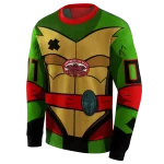 customized jacksonville state gamecocks superhero armor red green hoodie best selling
