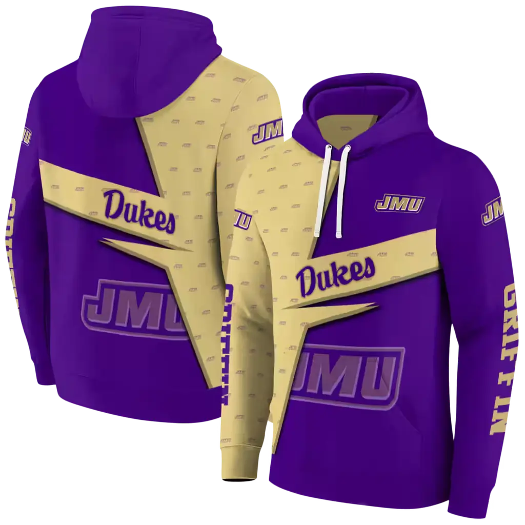 customized james madison dukes abstract shape purple hoodie fashion forward customized james madison dukes abstract shape purple hoodie fashion forward