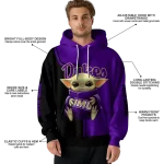 customized james madison dukes baby yoda purple black hoodie best selling