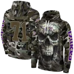customized james madison dukes camo skull hoodie best selling