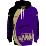 customized james madison dukes minimalist design purple black hoodie best selling