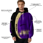 customized james madison dukes minimalist design purple black hoodie best selling