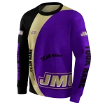 customized james madison dukes minimalist design purple black hoodie best selling