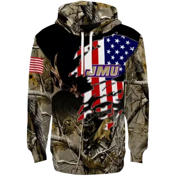 customized james madison dukes tree camo hoodie best selling