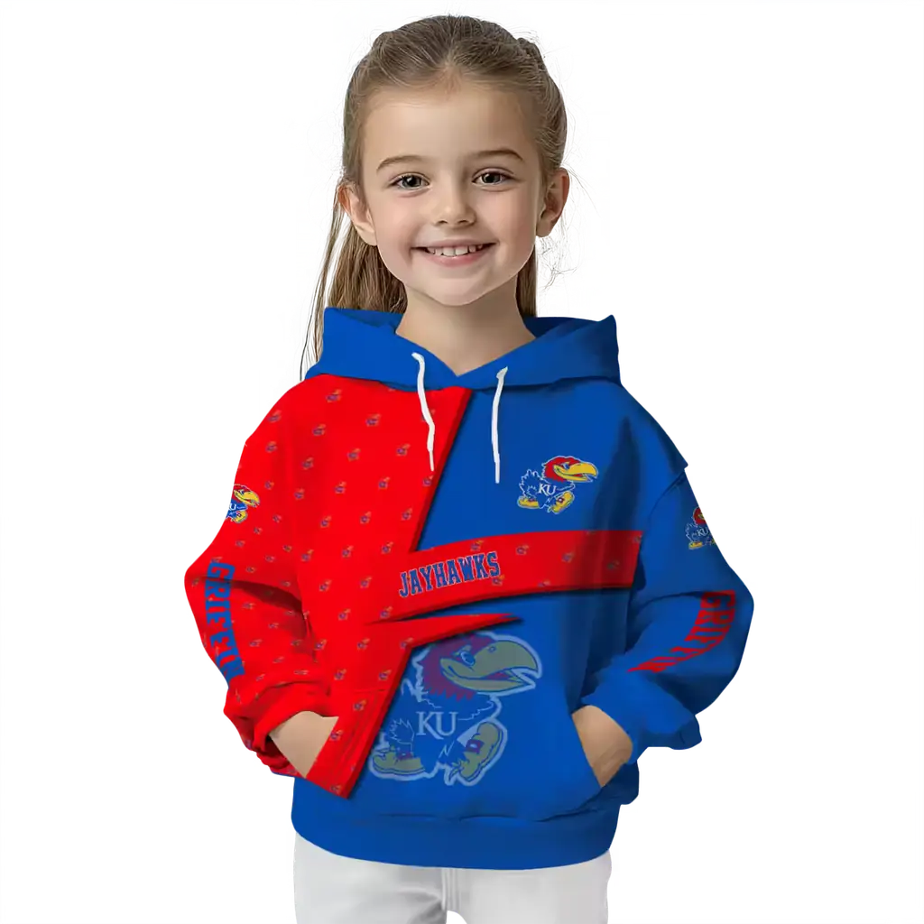 customized kansas jayhawks abstract shape blue hoodie top rated customized kansas jayhawks abstract shape blue hoodie top rated