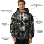 customized kansas jayhawks camo skull hoodie best selling