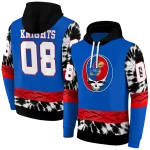 customized kansas jayhawks grateful vibes blue hoodie best selling
