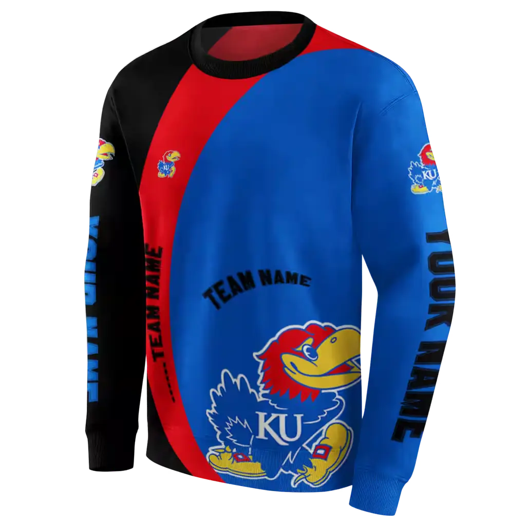 customized kansas jayhawks minimalist design blue black hoodie new arrival customized kansas jayhawks minimalist design blue black hoodie new arrival