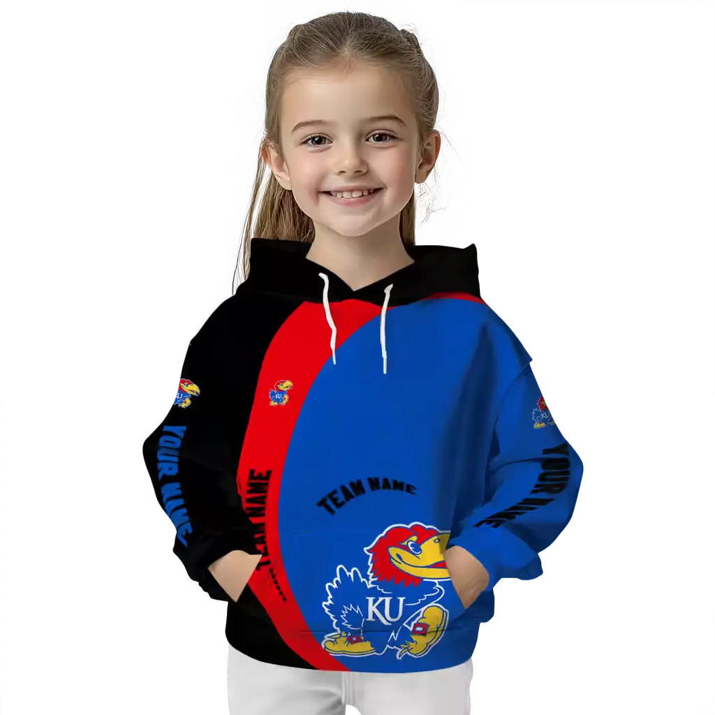 customized kansas jayhawks minimalist design blue black hoodie top rated customized kansas jayhawks minimalist design blue black hoodie top rated