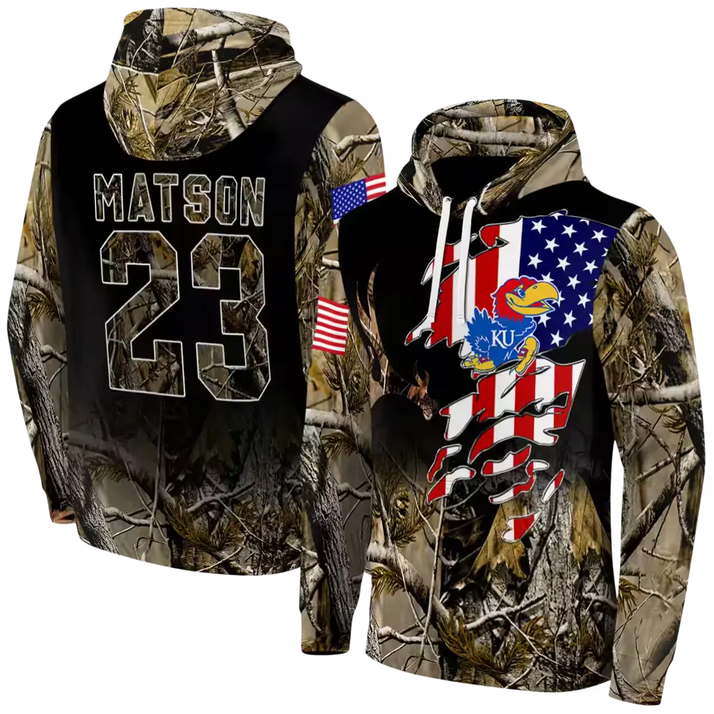customized kansas jayhawks tree camo hoodie fashion forward customized kansas jayhawks tree camo hoodie fashion forward