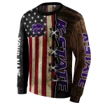 customized kansas state wildcats american pride hoodie best selling