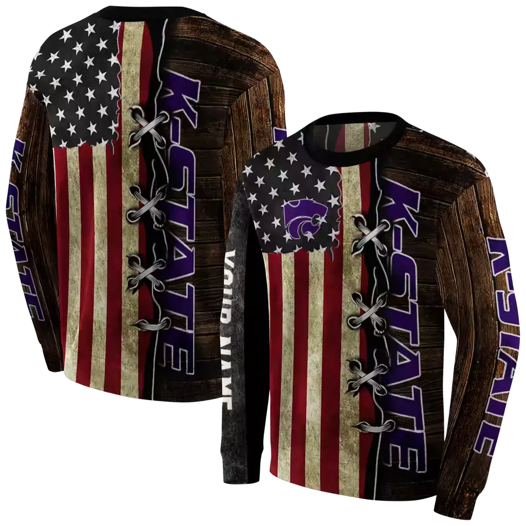 customized kansas state wildcats american pride hoodie premium grade customized kansas state wildcats american pride hoodie premium grade