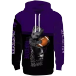 customized kansas state wildcats baby groot purple black hoodie best selling