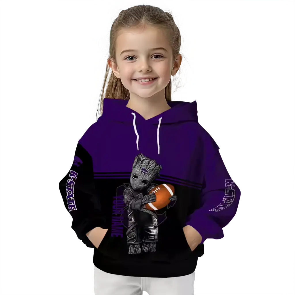 customized kansas state wildcats baby groot purple black hoodie top rated customized kansas state wildcats baby groot purple black hoodie top rated