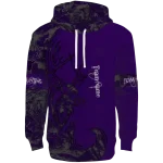 customized kansas state wildcats deer silhouette purple hoodie best selling
