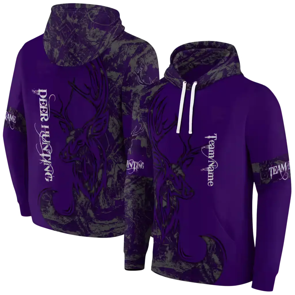 customized kansas state wildcats deer silhouette purple hoodie fashion forward customized kansas state wildcats deer silhouette purple hoodie fashion forward