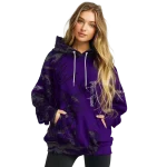 customized kansas state wildcats deer silhouette purple hoodie best selling