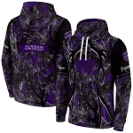 customized kansas state wildcats hunting theme purple black hoodie best selling
