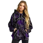 customized kansas state wildcats hunting theme purple black hoodie best selling