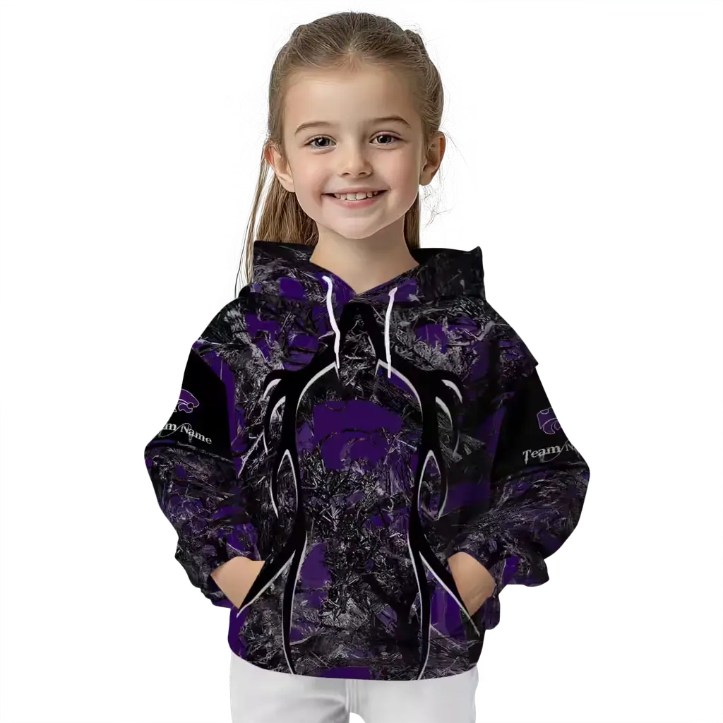 customized kansas state wildcats hunting theme purple black hoodie top rated customized kansas state wildcats hunting theme purple black hoodie top rated