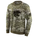 customized kansas state wildcats military style hoodie best selling