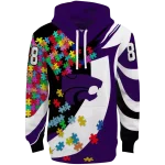 customized kansas state wildcats puzzle pieces purple hoodie best selling