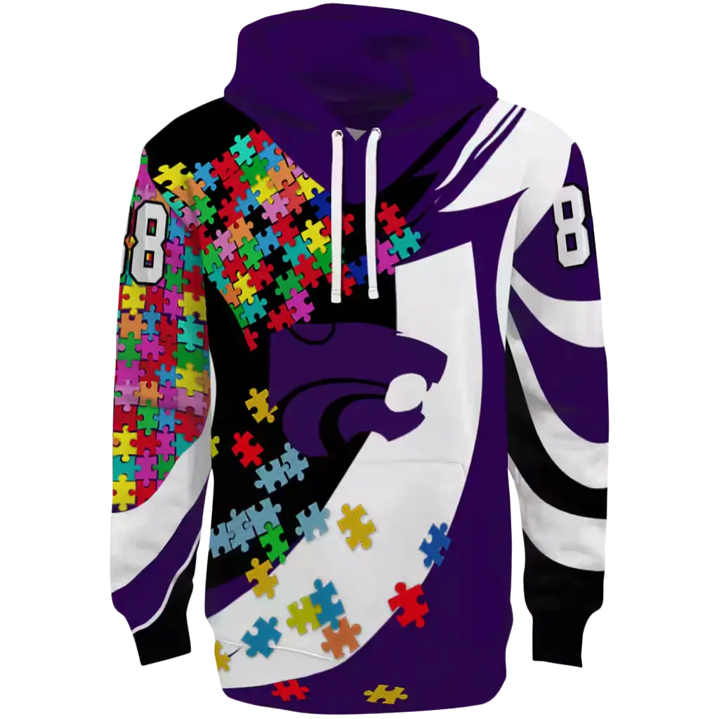 customized kansas state wildcats puzzle pieces purple hoodie best selling customized kansas state wildcats puzzle pieces purple hoodie best selling