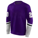 customized kansas state wildcats striped sleeves purple hoodie best selling