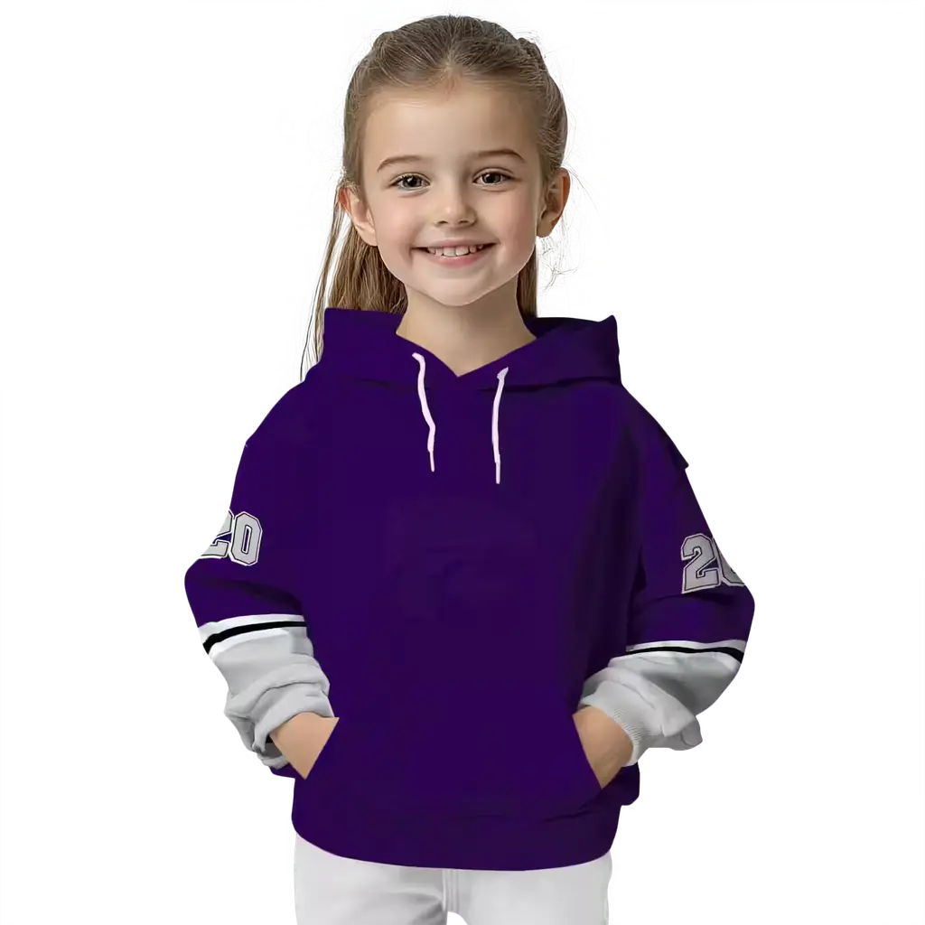 customized kansas state wildcats striped sleeves purple hoodie top rated customized kansas state wildcats striped sleeves purple hoodie top rated