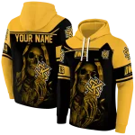 customized kennesaw state owls grim reaper gold black hoodie best selling