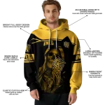 customized kennesaw state owls grim reaper gold black hoodie best selling