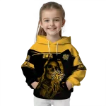 customized kennesaw state owls grim reaper gold black hoodie best selling
