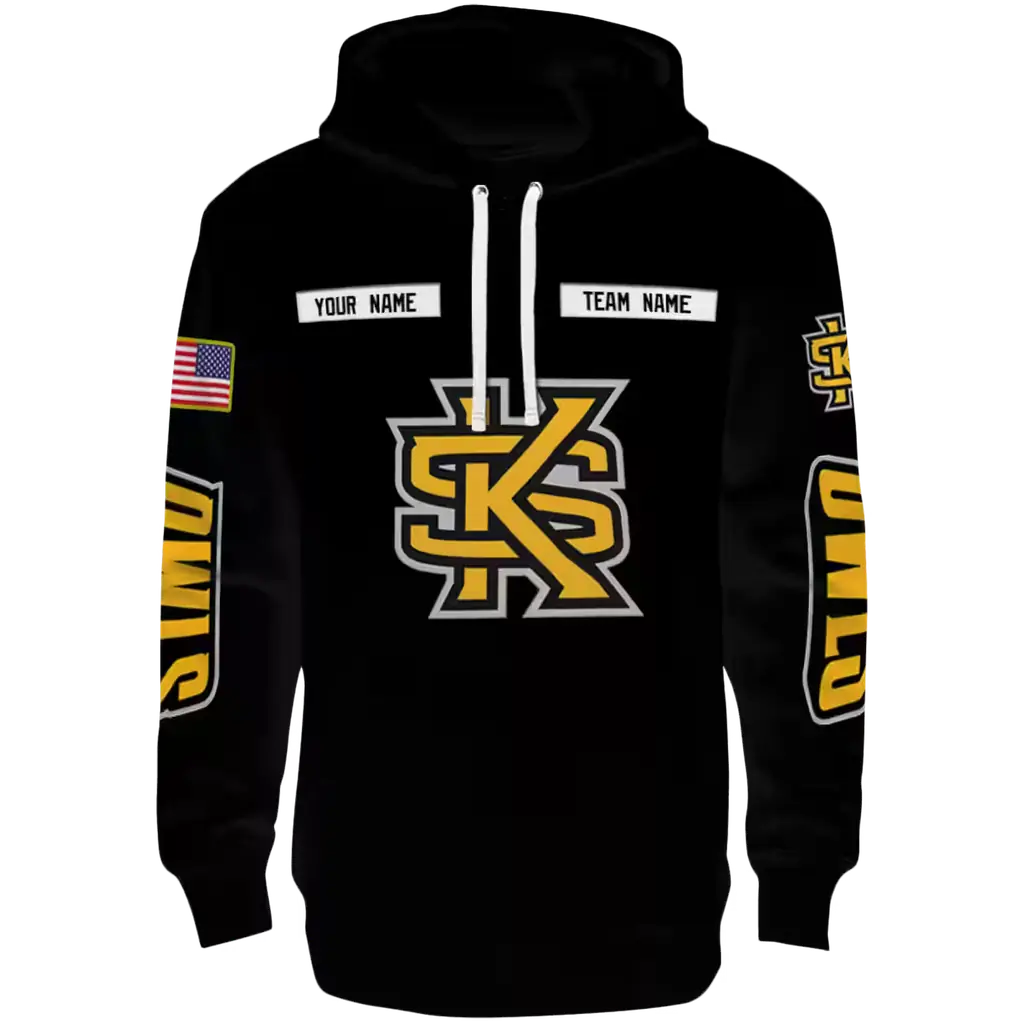 customized kennesaw state owls punisher skull black hoodie best selling customized kennesaw state owls punisher skull black hoodie best selling