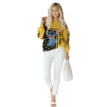 customized kennesaw state owls stitch gold hoodie best selling