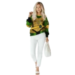 customized kennesaw state owls superhero armor gold green hoodie best selling